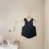 Överaller baby pojkar romper jumpsuit övergripande födda flickor pojkar byxor denim spädbarn baby suspender byxor småbarn kläder för pojkar lös 230414