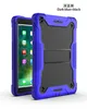 Kickstand Tablet Case Cover voor Ipad 2 3 4 TCL Tablet 10 5G Tab 8 4G N9132 Heavy Duty 3 lagen Multifunctionele bescherming Tabletaccessoires PC en siliconenmateriaal