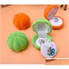 Jewelry Boxes Halloween Lovely Orange/Green Pumpkin Ring Box Flocking Necklace Earring Ear Stud Case For Festival Dr Dhgarden Dhc2M