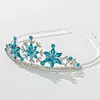 Haaraccessoires Zoet Kristal Accessoire Hoofdtooi Rollenspel Sneeuwvlok Koreaanse stijl Tiara Kinderkroon Kinderen Hoofdband Band