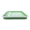 Kitchen Storage Foldable Dish Cutlery Rack Organizer Box Drainer Stand Cup Bowl Holder Knife Fork Container