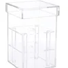 Vases Clear Acrylique Vase à fleurs Porte-eau Organisateur de maquillage Mariages Ornements 16 trous