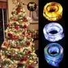 Juldekorationer Ribbon Fairy Light Merry Decoration for Home Tree Ornaments Decor 2023 Bows String Lights Navidad Natal Noel 231113