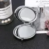 Miroirs compacts Mini poche beauté cosmétique maquillage miroir mariage cadeau de noël rétro Vintage cristal fleur pliant miroir grossissant maquillage 231113