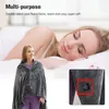 Electric Blanket USB Electric Heating Blanket Warm Shawl Coral Fleece Plush 3-speed Adjustable Warming Mat Cushion Double-sided Winter Warm Pad 231114