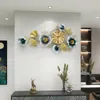 Relógios de parede Mesa LED Relógio Moderno da sala de estar Mecanismo de design Big Wanduhren itens de decoração l