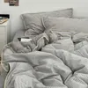 Ensembles de literie AB Face pur coton quatre pièces ensemble de tous les draps de lit en coton lait velours corail flanelle literie en peluche housse de couette 231114