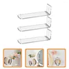 Jewelry Pouches 3 Pcs Headband Display Stand Headbands Storage Organizer Clear Hair Elastics Wall Hairband Women Acrylic Bracket Clasp