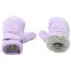 Dziecięce rękawiczki palców maluch niemowlęce dzieci zimowe rękawiczki łatwe do dzieci dziewczynki ciepłe grube rękawiczki bez polaru dla dzieci na zewnątrz podgrzewacze rąk 231114