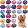 Vêtements pour chiens 10/20 pièces pinces à cheveux mode mignon Mini chapeau pour animaux de compagnie arcs pour petits chiens casquettes Style chiot toilettage accessoires