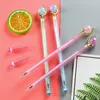 Piece Lytwtw's Stationery Cute Crystal Globe School Office Kawaii Supplies Sweet Lovely Pretty Candy Gel Pen