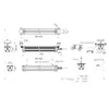 Freeshipping 12W 24V IP68 explosionsgeschütztes LED-Licht/Röhre lang 175 Zoll wasserdichte CNC-Industriemaschine interne LED-Beleuchtung Jpebd