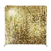 Party Decoratie Custom Gold Sequins patroon kussensloop achtergronden bruiloft po achtergrond verjaardag evenement banner benodigdheden standaard