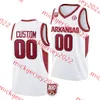 Arkansas Basketball Jersey Joseph Pinion Jalen Graham Custom Stitched Mens Youth 12 Barry Dunning Jr. 15 Makhi Mitchell 20 Kamani Johnson Arkansas Jerseys