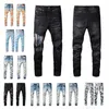 Vzlt Men's Designer Jeans Embroidery Pants Fashion Holes Us Size 28-40 Hip Hop Distressed Zipper for 2022 Top Sell