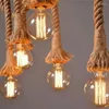 Kroonluchters vintage touw glans hanglampen moderne bamboe voor woonkamer slaapkamer keuken hangende lampen