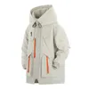 Mens Down Parkas 11 Bybbs ciemna kurtka zimowa mężczyźni Multi kieszeni funkcja taktyczna kurtki towarowe płaszcze ciepłe grube z kapturem parka techwear 231114