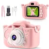 Игрушечные камеры детская камера игрушки 2 -дюймовые экраны HD Cartoon Kids Digital Camera Mini SLR камера милая игрушка для детей на день рождения рождественские подарки 230414