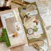 Filme vintage luz sombra bloco de notas papel scrapbooking para diário colagem material diy mensagem decoração planejador