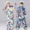 Other Sporting Goods Winter 30 Childrens Ski Jumpsuit 2023 Skiing and Snowboarding Jacket Pants Boy s Girl s Snow Suits Warm Waterproof 231114