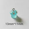 Pendant Necklaces 10PCS Cartoon Mini Colorful Transparent Mushroom DIY Necklace Resin Earrings Bracelet Keychain Decoration Accessories