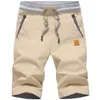 Men s shorts linne män shorts est sommar casual bomull mode Bermuda Beach plus storlek 4xl joggar man 230414