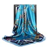 90cm gaohe *正方形n r zチェーンスカーフ女性用シルクサテン