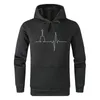 Men's Hoodies Sweatshirts Men's New Music Symbol Guitar Pattern Printing Fashion Casual Long Sleeve Hooded Loose Plus Size Pullover Street Sweatshirt zln231114