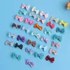 Hondenkleding 30 pc's meisje scrunchies bowknot huisdier haar clips clip bogen honden kinderen kleine eend