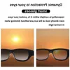 Freeshipping Polarized Smart Photochromic LCD Sunglasses UVA UVB Filter Solar Adjust Transmittance Dimmer intelligent Sun Glasses Katwc