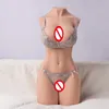 Life size Sex Doll Male Masturbator Torso Realistic Small Breasts Plump Hips for Men Masturbation Life-Sized Copy Pussy Ass