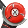 Freeshipping 90Mm Diameter 16Mm Bore Red Power Wood Carving Disc Angle Grinder Attachment Ucuvw