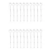 Bakningsverktyg (5 i ett dussin) 20 x SETS 2 eller 3 Tier Cake Plate Stand Fittings Silver Stativs