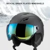 Skihelme Unisex-Skihelm, Winter-Ski-Snowboard-Helm, Schutzbrille, Helm, integrierter Anti-Schlag-Schutz für Erwachsene und Kinder, Sicherheits-Snowboard-Helm 231114