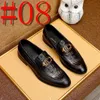 11Model Luxo designer de marca Mens Vestido Sapatos clássicos de couro genuíno Monk Strap Brown Brown Black Office Business Formal for Men