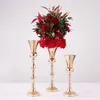 Party Decoration 80cm100cmflowers Vases Candle Holders Road Table Centerpiece Metal Ljusstake For Wedding Home Decor Candelabra 2723