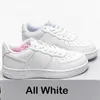 2023 Sapatos infantis da moda Força 1 meninos meninos Shadow Triple White Black Spruce