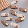 Hair Accessories 2pcs/lot Children Clips Lace Bear Bows Girls Headbands Women Hairpins Baby Korea Fashion Kids Headwear