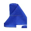 Toalha 30x30cm Limpeza de microfibra macia azul para lavar carros Cuidados de pano quadrado Home banheiro da cozinha Toalhas WA1606 Drop de dhngk