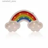 Nachtverlichting Kleurrijk Hout Regenbooglamp LED-nachtlampje voor Homw Nachtkastje Decoratie Kindernachtlampje Lamp kinderen nieuwjaar Kerstcadeau Q231114