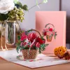 Cartes de voeux Carte de vœux pop-up Flora 3D pour anniversaire, fête des mères, fête des pères, remise de diplôme, anniversaire de mariage, rétablissement, sympathie 231113