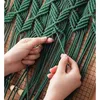 Arazzi Macrame Albero di Natale Appeso a parete Arazzo tessuto fatto a mano Decorazione Boho Arredamento bohémien per soggiorno Regalo per bambini per bambini 231113