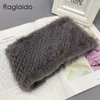 Beanieskull Caps Natural Mink Fur Neck Warmer Elastic Women Winter Warm Pannband Kvinna äkta Mink Fur Ring Scarf 231113