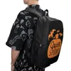 Backpack Halloween Pumpkin Queer Spooky Backpacks Bat Breathable Beautiful Polyester Fitness Woman Bags