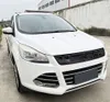 Modifierade racinggrillar med bokstavsled ABS Grill Mesh Raptor Grille Mask Trims Cover Fit for Ford Kuga Escape 2013 2014 2015