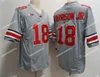 Новейший 2023 Buckeyes Treveyon Henderson Emeka Marvin Harrison Jr. Custom Ed Mens Youth Egbuka Ohio State Football Jerseys