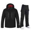 Andere Sportartikel Winter-Skianzug Herren Hochwertige Snowboardjacke und Baggy-Hose Superwarme wasserdichte Windjacke Outdoor-Schneemobilbekleidung 231114