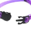 Fast Ship Pet Cat Collar med Bell Safety Breakaway Justerbar nylonbandhalsband för katter Valp Små hundar i krage