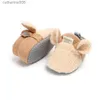 Pantofola 2018 Brand New Bambino Neonato Scarpe striscianti Ragazzo Ragazza Agnello Pantofole Prewalker Scarpe da ginnastica Pelliccia Inverno Orecchie di animali Primo camminatoreL231114