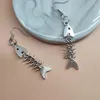 Dangle Earrings Trendy Vintage Fish Bone For Women Girl Retro Skeleton Drop Cute Earring Jewelry Gift